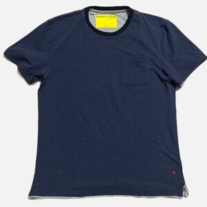 Descendant of Thieves Heathered Blue Short Sleeve Shirt Men's XL Casual Top